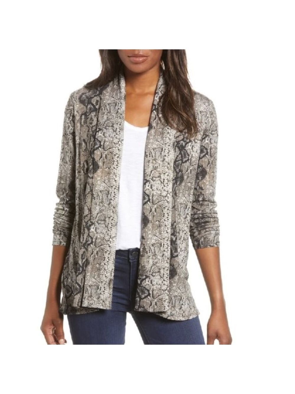 Gibson Open Front Fleece Cardigan
